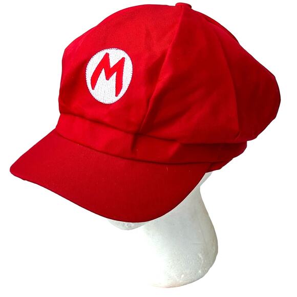 Red Super Mario Bros Men's Hat - Picture 3 of 5